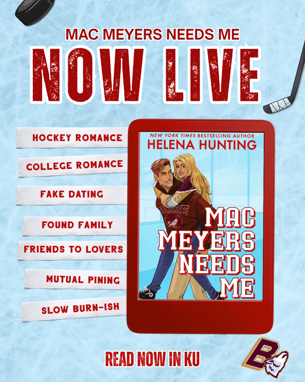 Review: Mac Meyers Needs Me by Helena&nbsp;Hunting